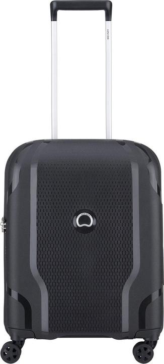 Delsey Clavel 4 Rad schlanker Handtasche Trolley 55 cm Schwarz (Handgepäck (bis 50l))