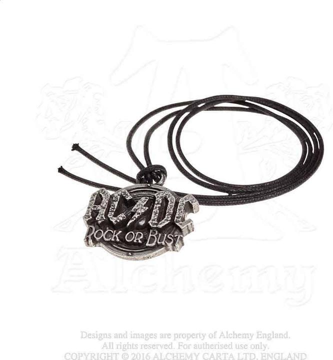 Image du produit AC/DC - Pendentif ROCK OR BUST (100 % de plomb)