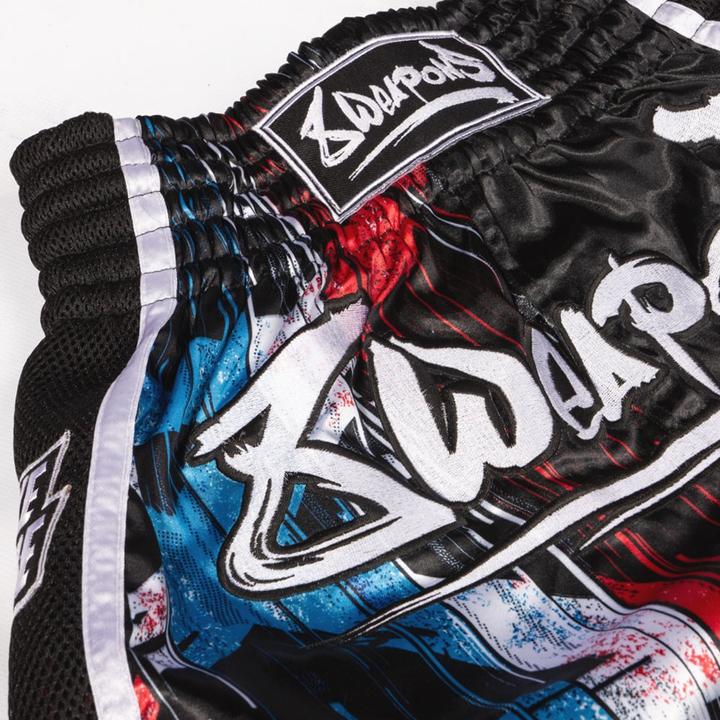 Immagine prodotto 8Weapons Pantaloncini da Muay Thai tagliati come una lama (L)