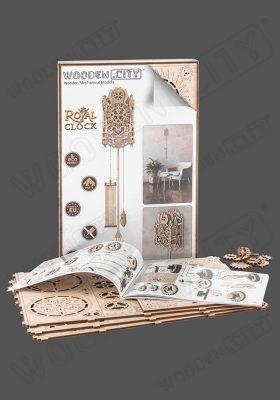 Produktbild WoodenCity Königliche Wand-Pendeluhr