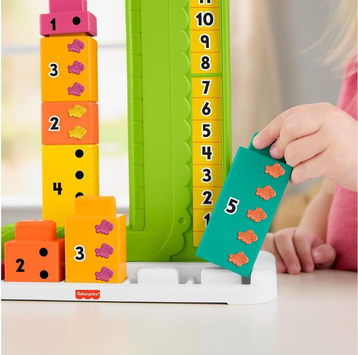 Actual product image Fisher-Price Mein Zahlen-Krokodil (German, French, Swiss German, Italian, English)
