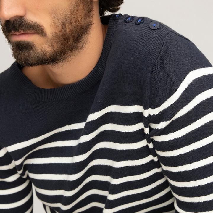 Actual product image La Redoute Collections Organic cotton sailor jumper (L)