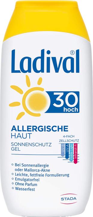 Immagine prodotto Ladival Gel di protezione solare SPF 30 per pelli allergiche, 200 ml Gel (Crema solare, SPF 30, 200 ml)