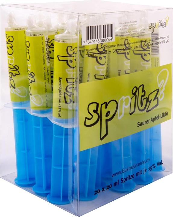 Produktbild Krugmann spritz? Saurer Apfel-Likör 20 x 20 ml (20 x 2 cl)