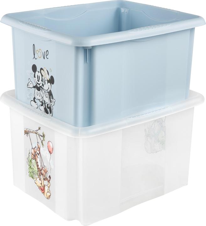 Actual product image keeeper karolina set with lid winnie (42.5 x 35.5 x 22.5 cm, 24 l)