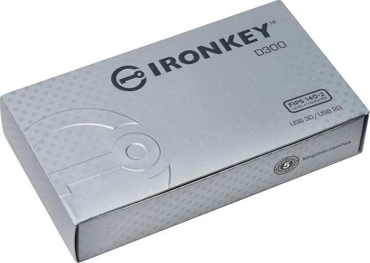 Actual product image Kingston IronKey D300 (128 GB, USB-A, USB 3.0)