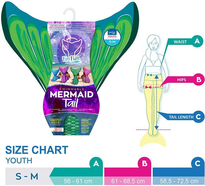 Produktbild Fin Fun Mermaidens Kinder (S/M)