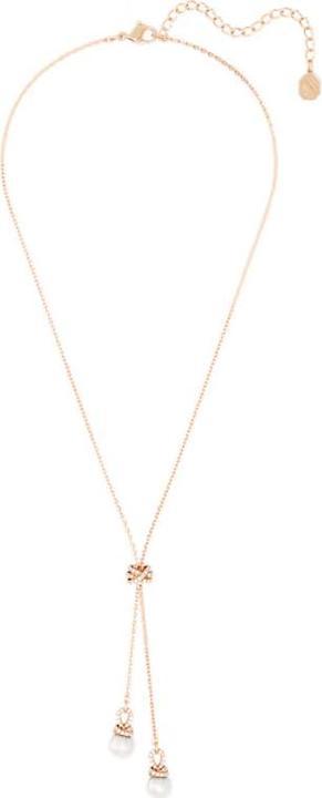 Immagine prodotto Swarovski Collana Originally Y in oro rosa bianco (Metallo Swarovski, 42 - 47 cm)