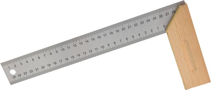 Image du produit Stier Equerre à chapeau/Equerre de menuisier, hêtre, 90° / 45°, 300 mm