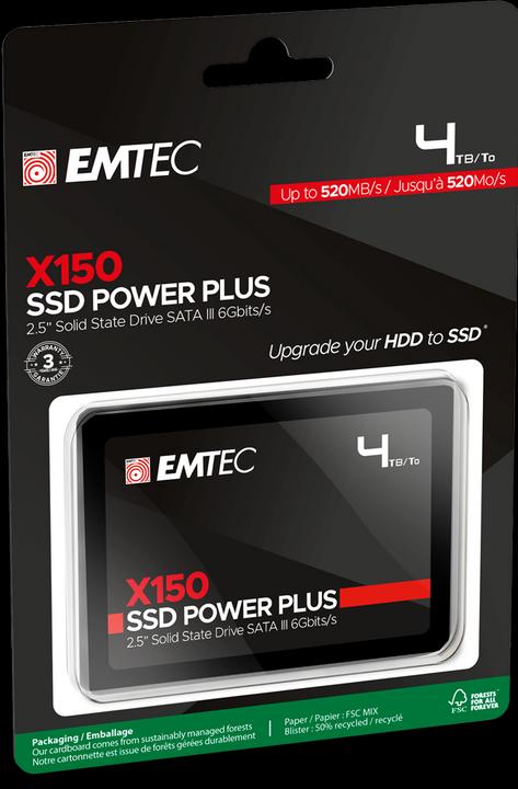 Produktbild Emtec x150 (4000 GB, 2.5")