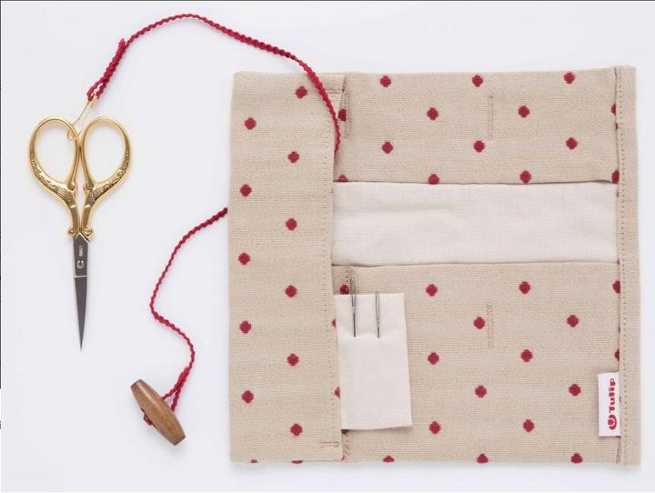 Actual product image Artman Case with red polka dots