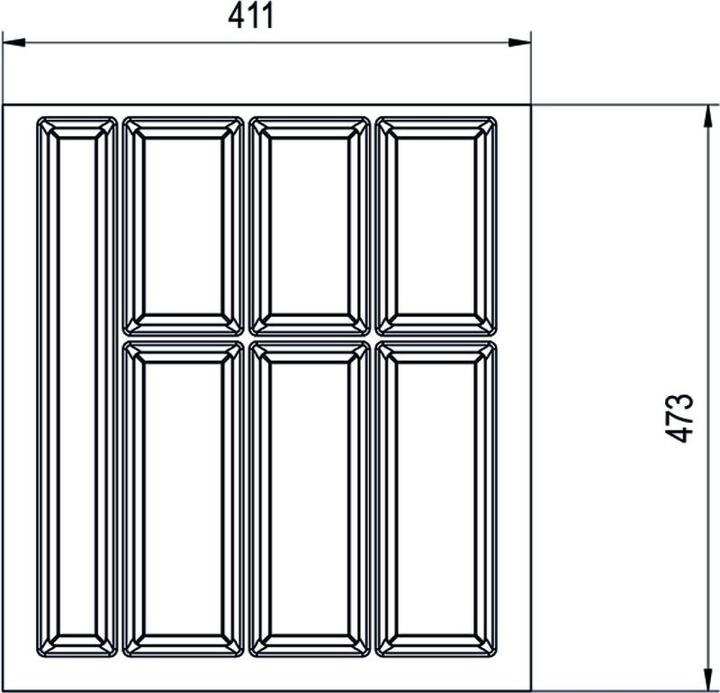 Immagine prodotto Agoform Vaschette portaposate CLASSICO per BLUM MERIVOBOX