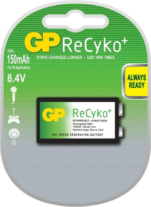 Produktbild GP Batteries ReCyko (1 Stk., 9V Block, 200 mAh)