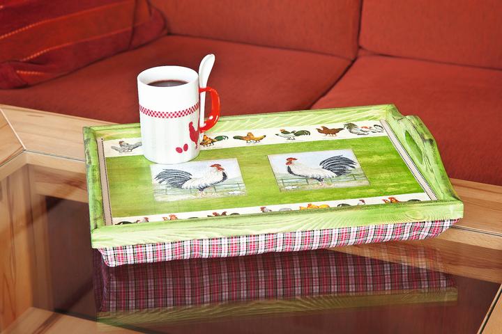Actual product image VBS Knee tray, approx.42 x 31cm, H incl. cushion approx. 8 cm, with polystyrene filling