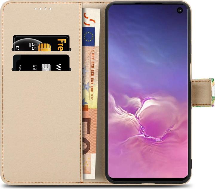 Actual product image Cadorabo Book cover with print (Samsung Galaxy S10+)