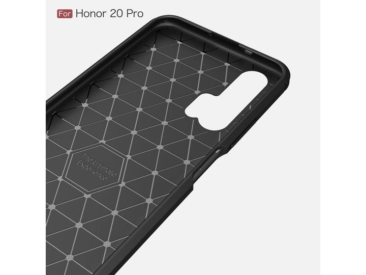 Actual product image Screenguard Honor 20 Pro Cover Carbon Brushed Soft TPU (Honor 20 Pro)