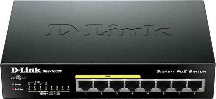 Image du produit D-Link Dgs-1008p (8 Ports)