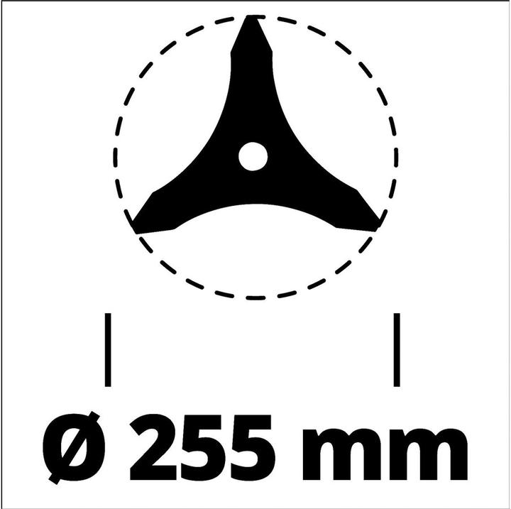 Image du produit Einhell Couteau à taillis 255 (Herbicide, Lawn mower blades + replacement blades garden machinery)