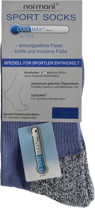Produktbild Normani 2 Paar Coolmax Trekking-Funktionssocken (2er Pack, 47 - 50)
