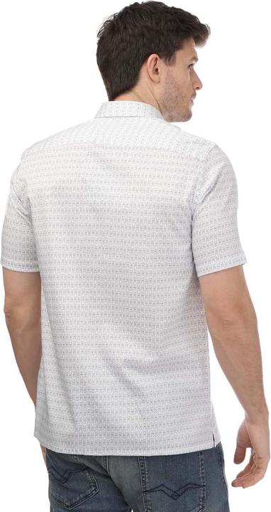 Actual product image Ted Baker Mens Sargent Geometric Satin Stretch Shirt (L)