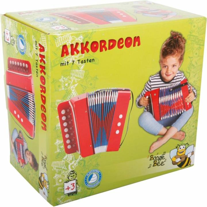 Produktbild Boogie Bee Akkordeon 7 Tasten (Deutsch, Französisch, Englisch, Italienisch)