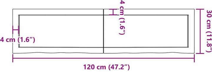 Immagine prodotto VidaXL Emerald (120 x 30 x 6 cm)