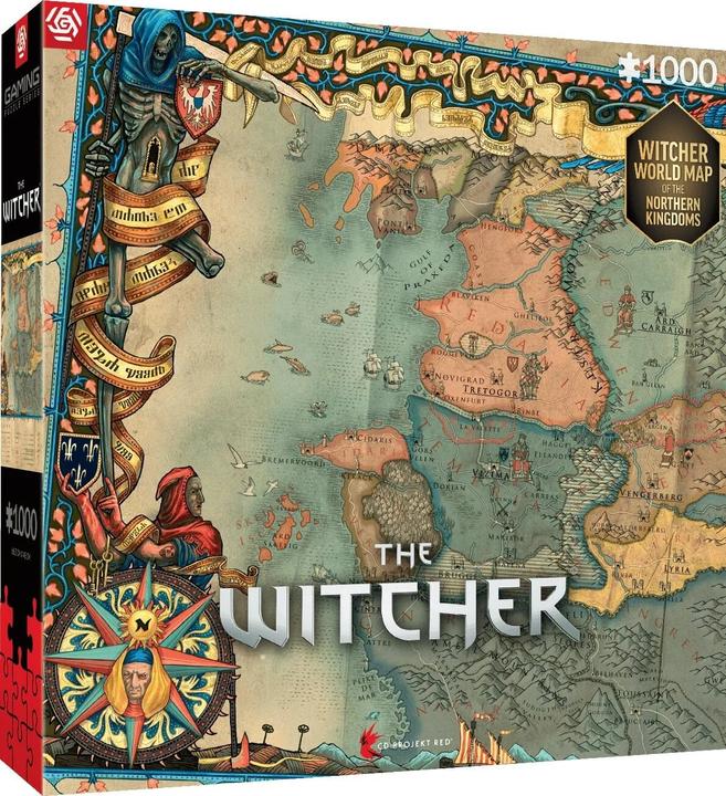 Immagine prodotto Good Loot Mappa di The Witcher: Regno del Nord - Puzzle (1000 pezzi)