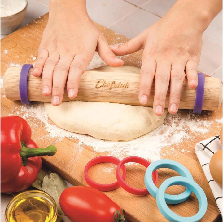 Produktbild Chefclub Nudelholz mit Silikonringen