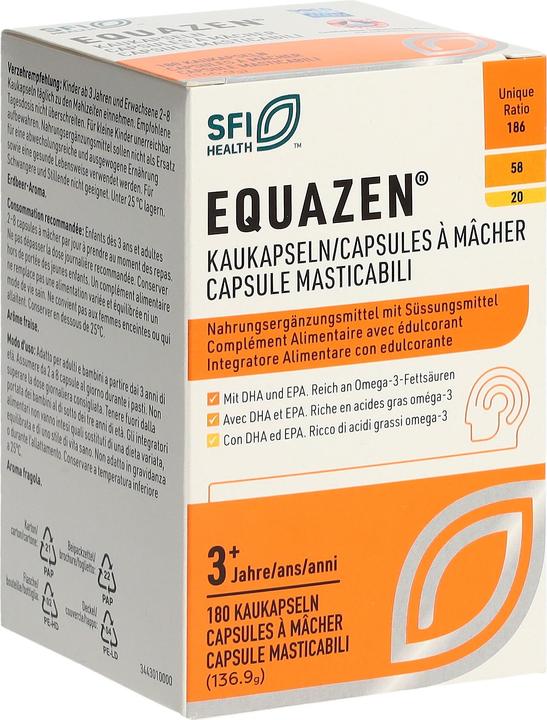 Image du produit Equazen IQ Equazen Kaukapseln/Capsules à mâcher/Capsule masticabili Ds 180 Stk (180 pièce(s), Cachets, 190 g)