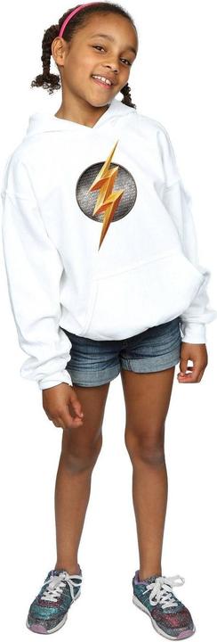 Image du produit - Sweat à capuche JUSTICE LEAGUE MOVIE FLASH EMBLEM - Fille (128)