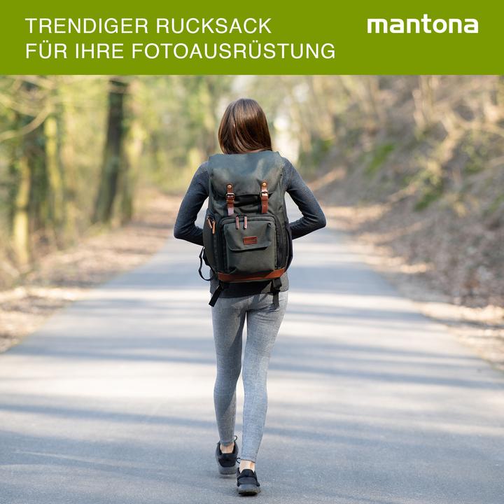 Produktbild mantona Luis junior Retro Fotorucksack (Fotorucksack, 14 l)