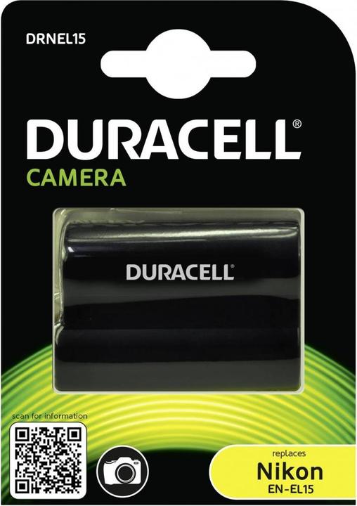 Actual product image Duracell Lithium-ion battery EN-EL15,1400mAh (Rechargeable battery)