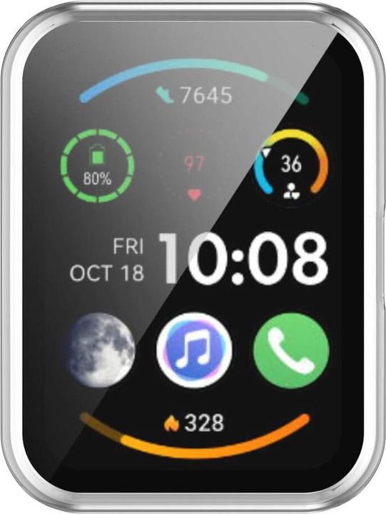 Immagine prodotto Cover-Discount OPPO Watch Free - Custodia protettiva con vetro antiproiettile trasparente