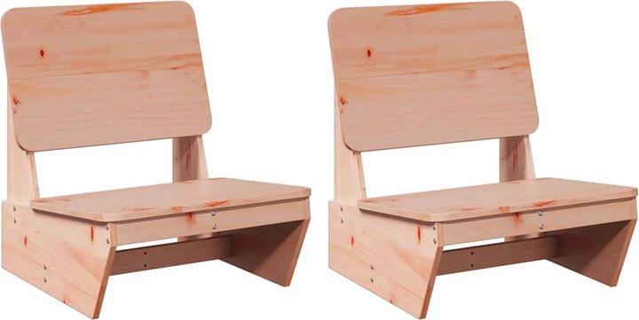 Immagine prodotto VidaXL Sedie da giardino 2 pezzi 60x64x70,5 cm in legno massiccio di abete di Douglas