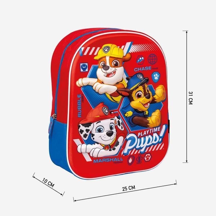 Actual product image Paw Patrol Children's rucksack 3D The Red 25 x 31 x 10 cm