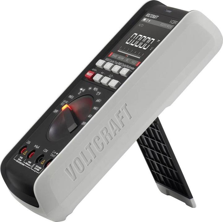 Actual product image Voltcraft VC891 Hand-held multimeter calibrated (ISO) digital data logger CAT III 100 (CAT III 1000V, CAT IV 600V)