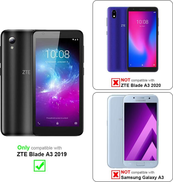Actual product image Cadorabo Display protection glass (1 Piece, ZTE Blade A3)