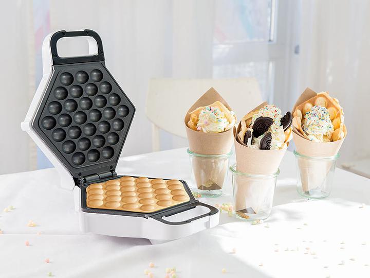 Produktbild Rosenstein & Söhne Waffeleisen für Bubble Waffeln nach Hong-Kong-Art