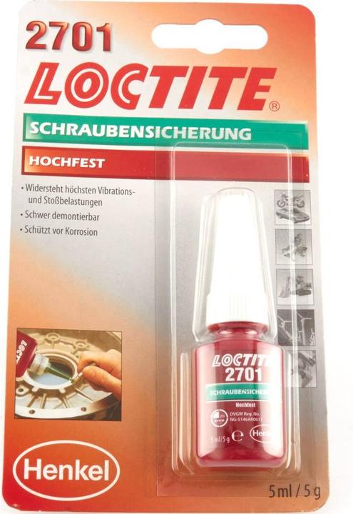 Produktbild Loctite Schraubensicherung 2701 (5 g, 5 ml)