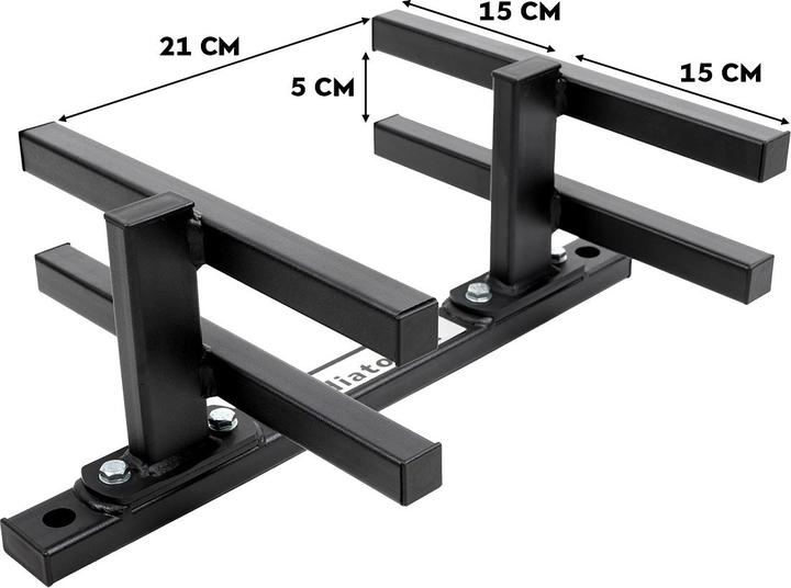 Produktbild Gladiatorfit Wandablage-Rack für Hanteln