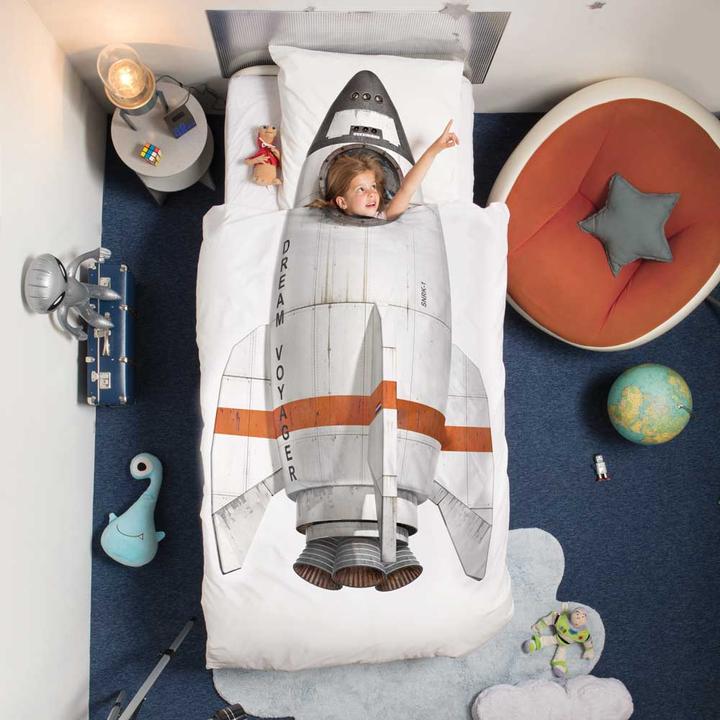 Produktbild Snurk Bettwäsche Rakete 135 x 200