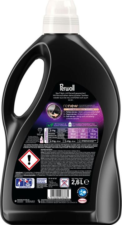 Produktbild Perwoll Renew Flüssig Black (52 Waschgänge, Gel, Flüssig)