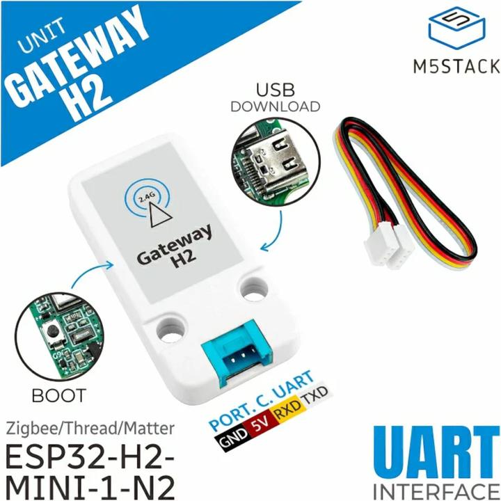 Immagine prodotto M5Stack ESP32-H2 Thread Zigbee Gateway Unit