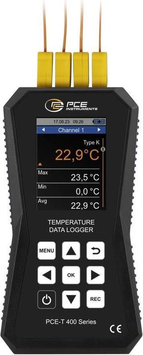 Image du produit PCE Instruments PCE-T 420 Enregistreur de données de température PCE-T 420 Grandeur de mesure Température (Thermomètres)