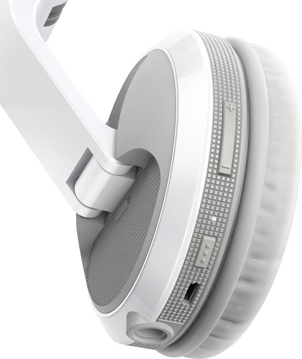Image du produit Pioneer DJ HDJ-X5BT-W, Casque d'écoute DJ avec fonctionnalité BT, blanc (pas de réduction du bruit, 20 h, Sans fil)