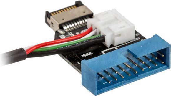 Produktbild Akasa Adapter intern USB 3.1 zu intern USB 3.0 (0.40 m, USB 3.1, USB 3.0, USB 2.0)