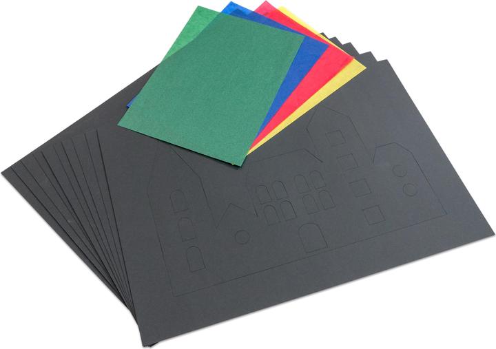 Produktbild Betzold Fensterbild Stadt, 12 Stück (630 g/m², 1 x)
