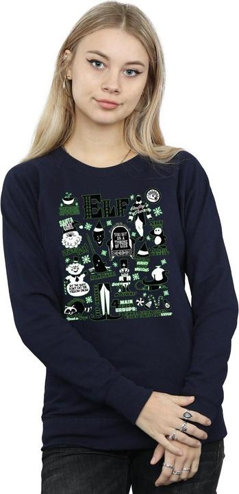 Produktbild Elf Infographic Poster Sweatshirt (L)