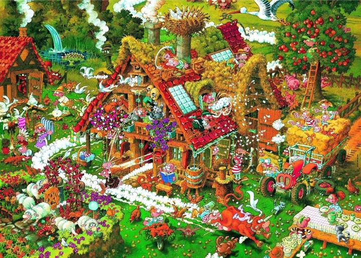 Produktbild Heye Funny Farm Standart (1000 Teile)