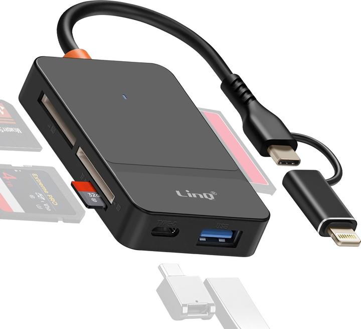 LinQ Lightning + USB-C OTG (USB-C, 8 Ports)